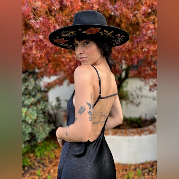 Wild as Heck Hats - The Daphna - Boho Western Handmade Australian Wool Fedora - Picture 7 of 9